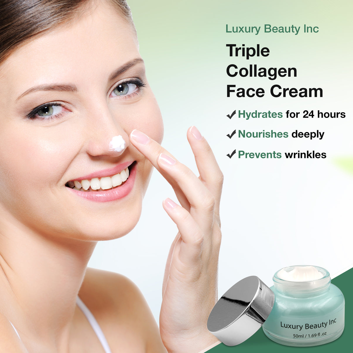 Organic Triple Collagen Anti Aging Skincare Face Cream | Moisturizing ...